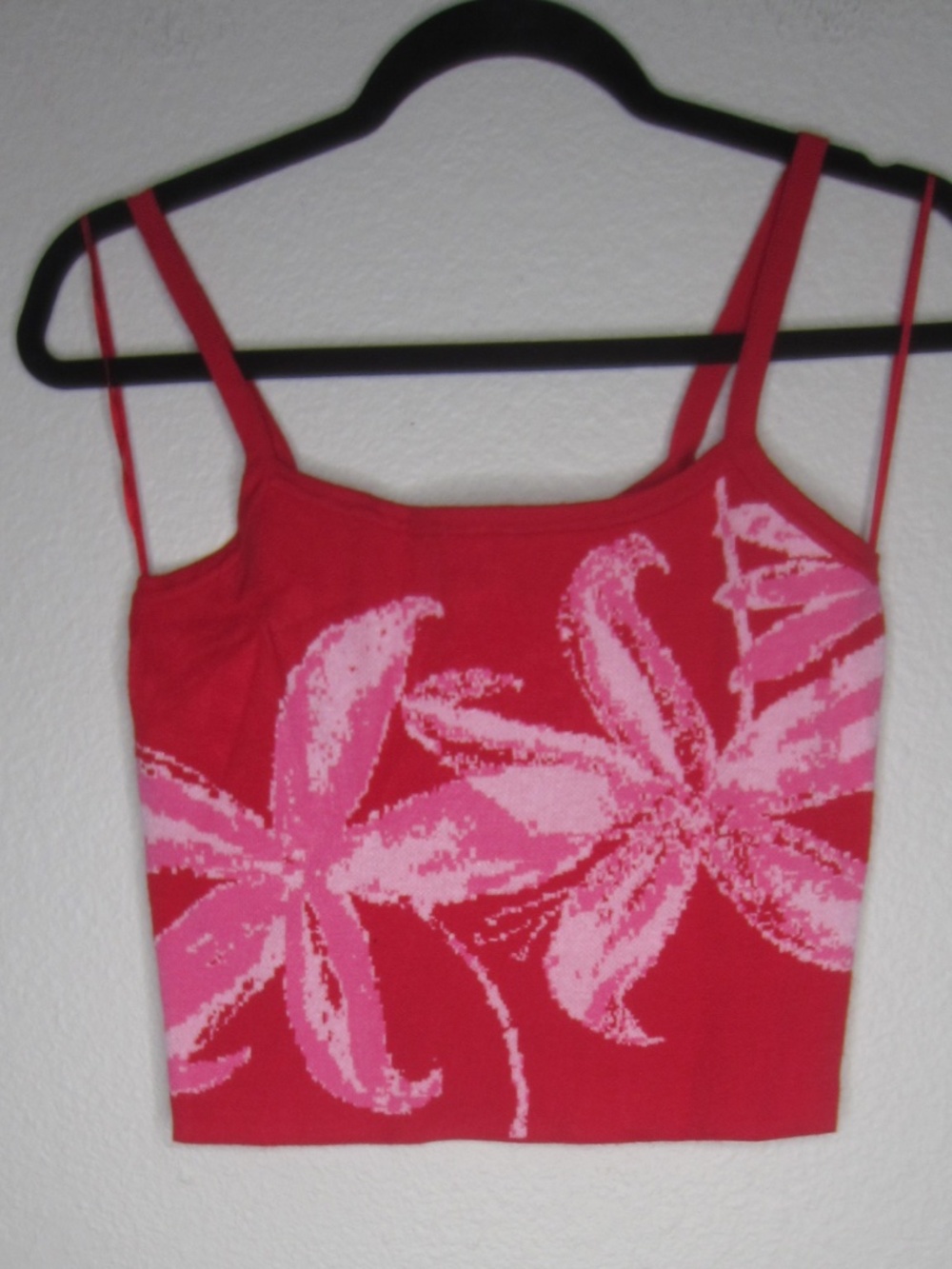 Pacsun Third Charm Kaia Sweater Tank Top Floral - Size Small - Picture 3 of 6
